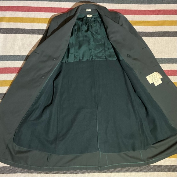 1960s Military Wool Trenchcoat / Overcoat w/ Removable Liner - Picture 2 of 16